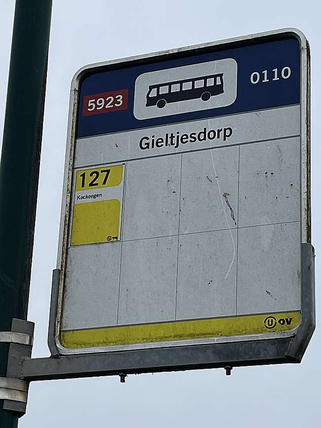 photo bus stop sign 127 Gieltjesdorp 52 13524661208718 4 985811725370706 netherlands 20230410